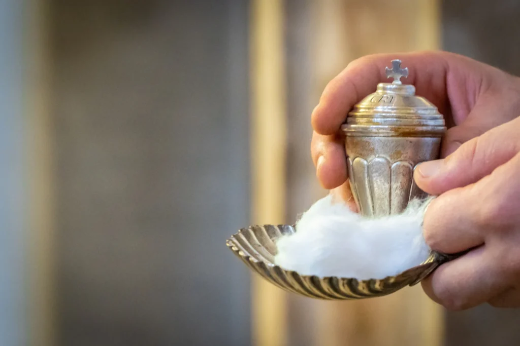 namaszczenie swiete w kosciele